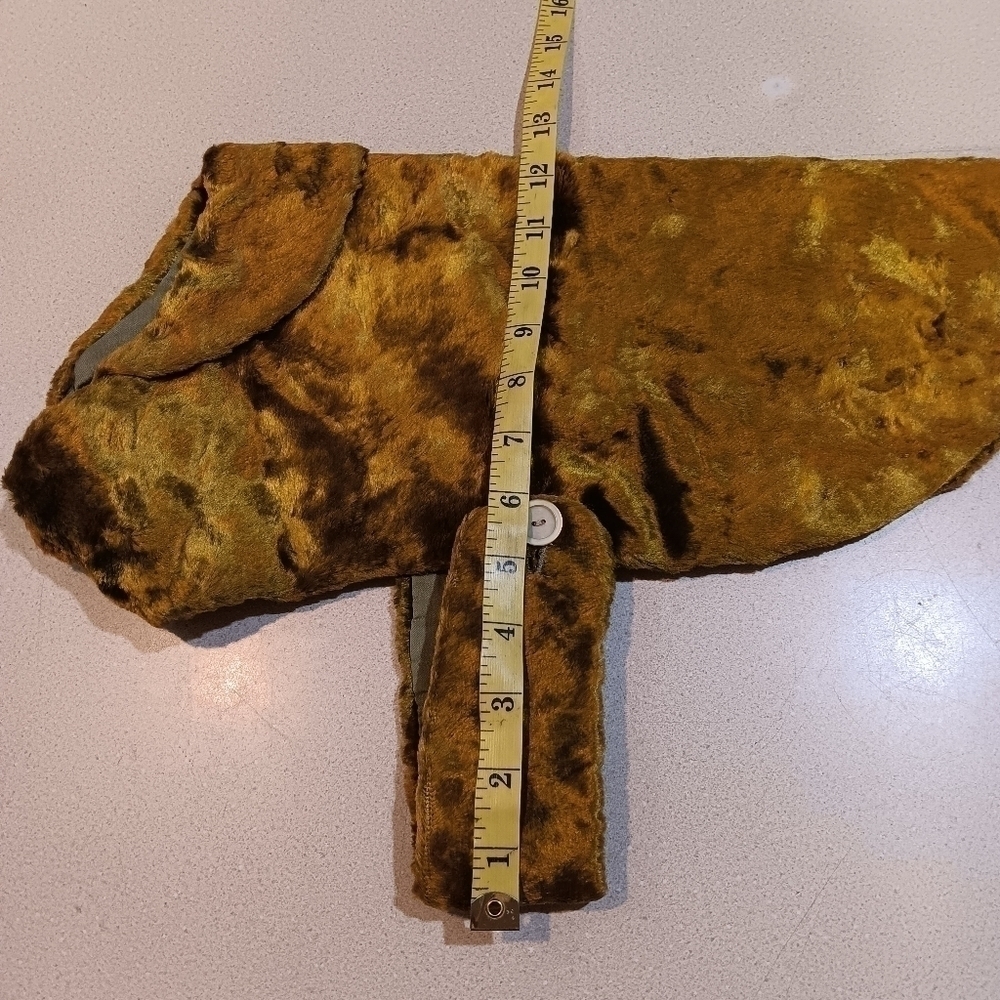 Vintage Hand Made Faux Fur Dog Coat - Picture 6 of 8